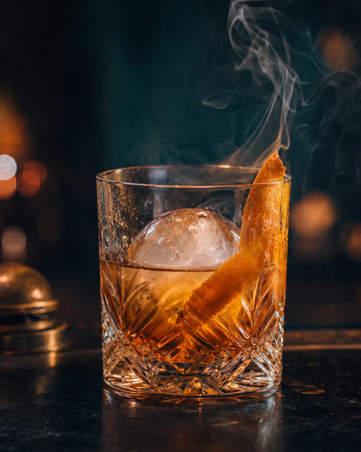 Signature cocktail at the bar