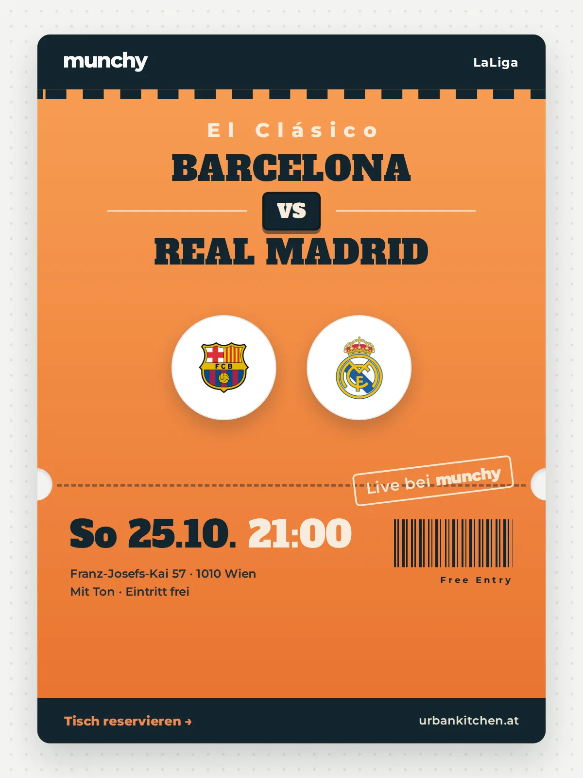 Event poster Barcelona &ndash; Real Madrid