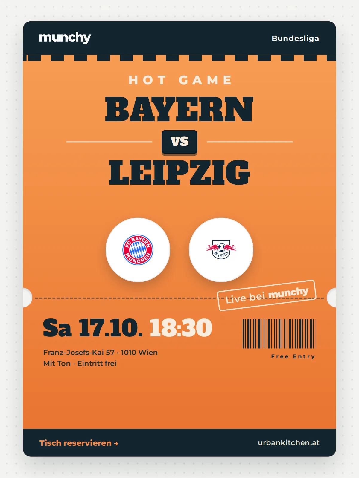 Event poster Bayern &ndash; Leipzig