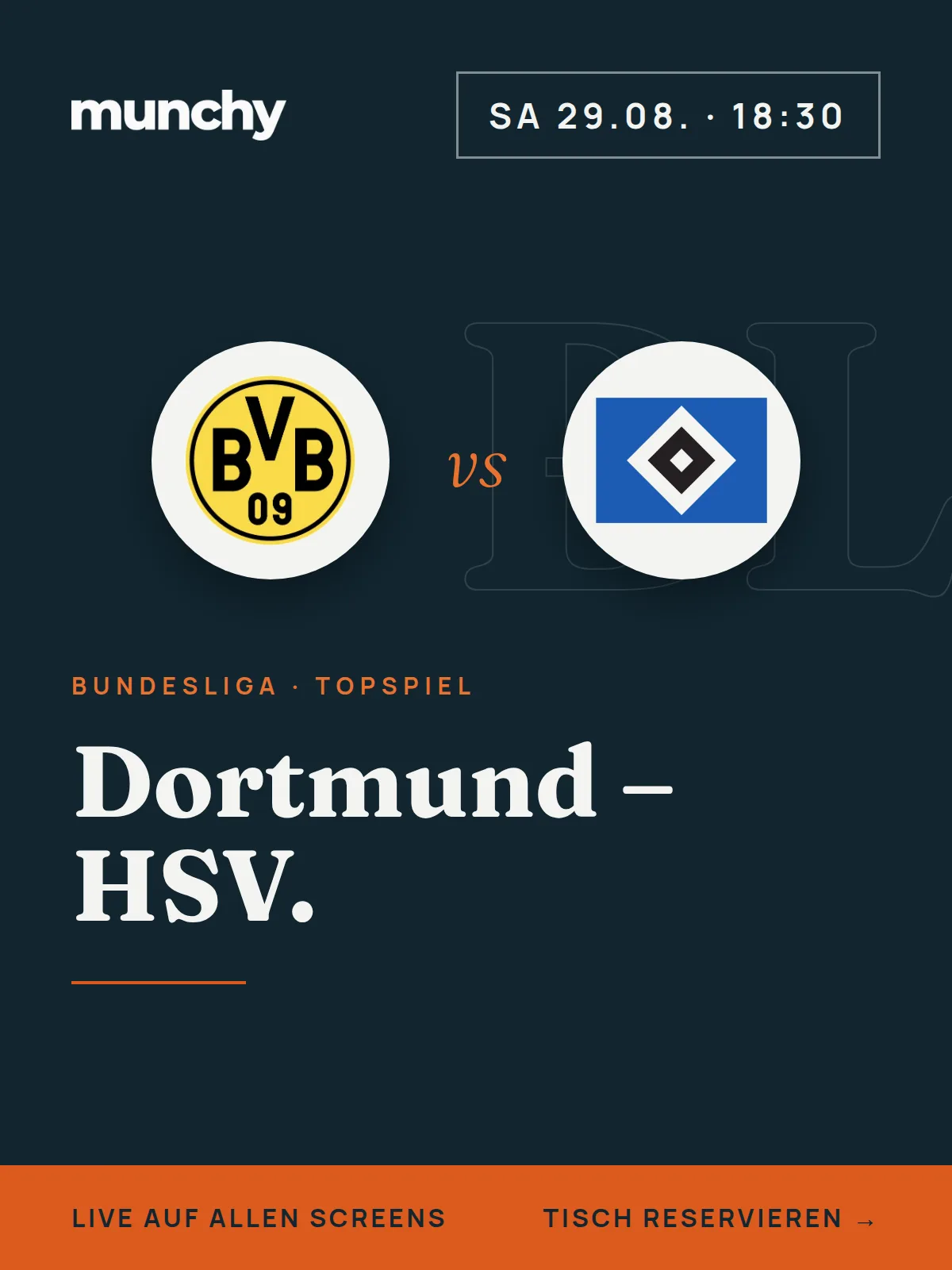 Eventposter Dortmund  HSV