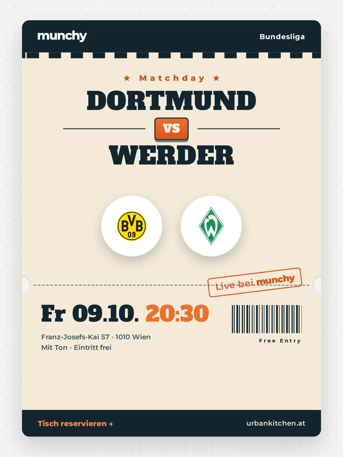 Event poster Dortmund &ndash; Werder