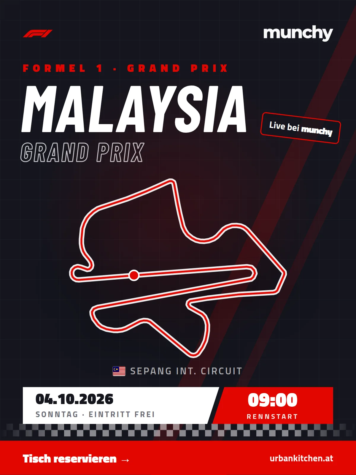 Formel 1 Malaysia GP Sepang &ndash; Munchy Wien