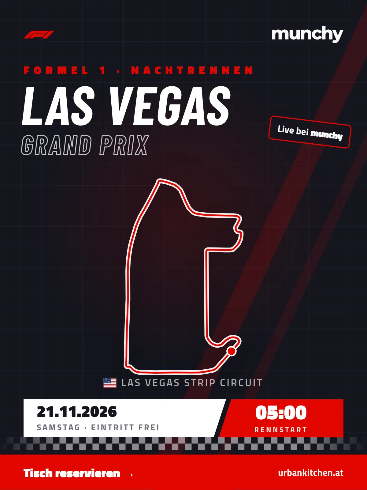 Formel 1 Las Vegas GP &ndash; Munchy Wien