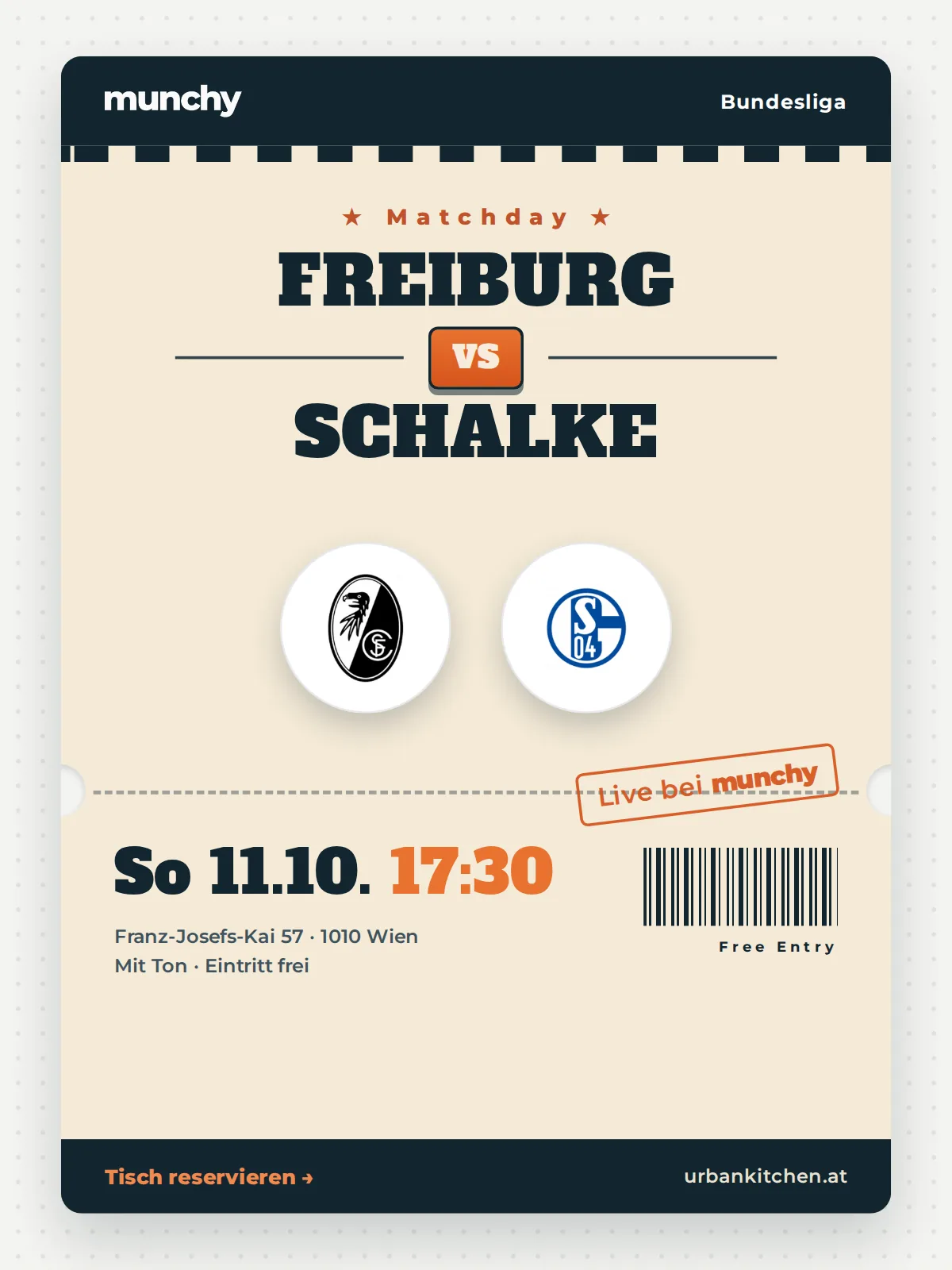 Event poster Freiburg &ndash; Schalke