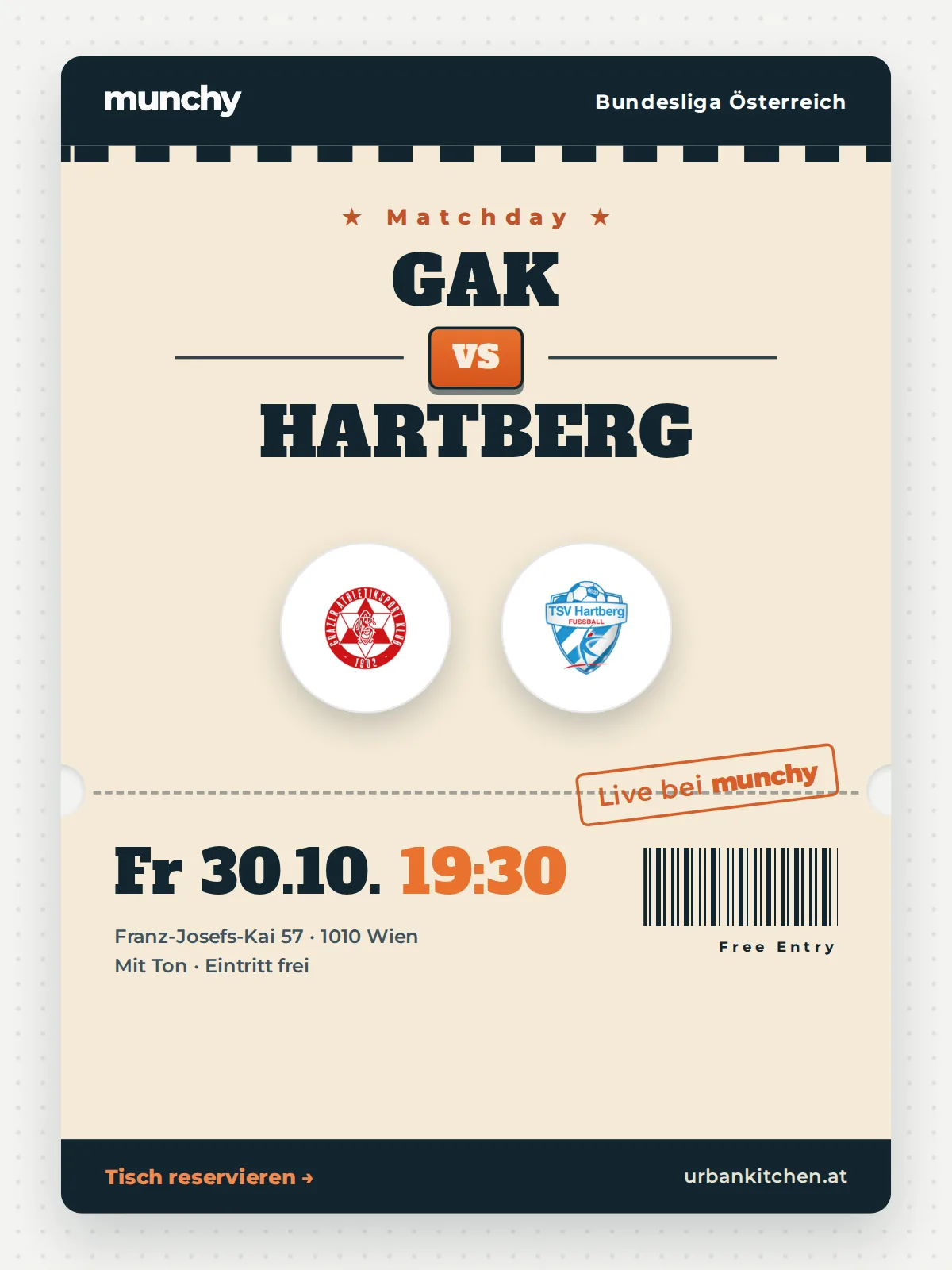 Event poster GAK &ndash; Hartberg