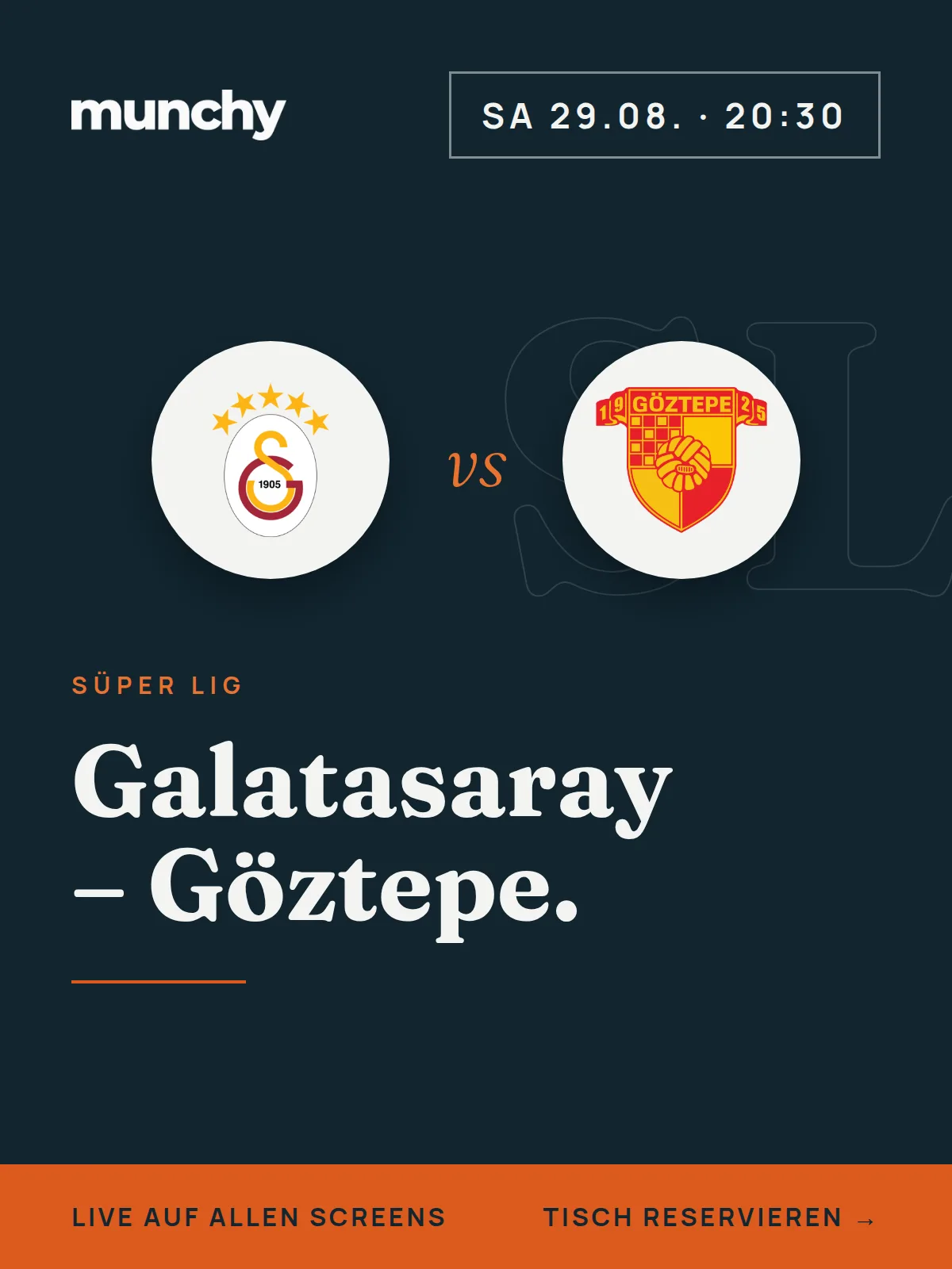 Eventposter Galatasaray  Gztepe