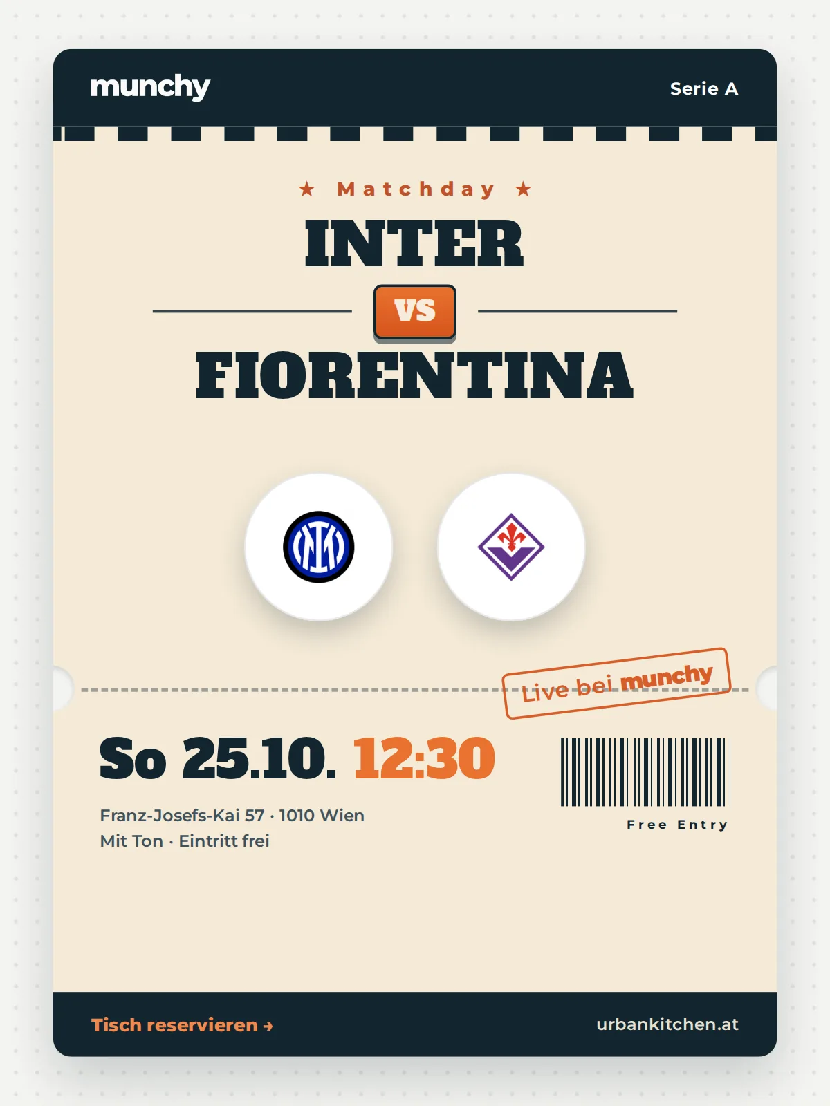 Event poster Inter &ndash; Fiorentina