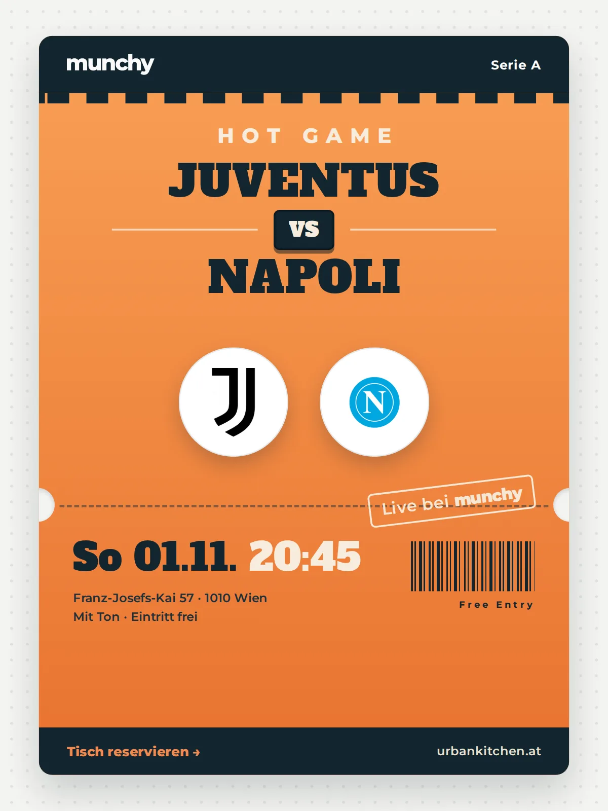 Event poster Juventus &ndash; Napoli