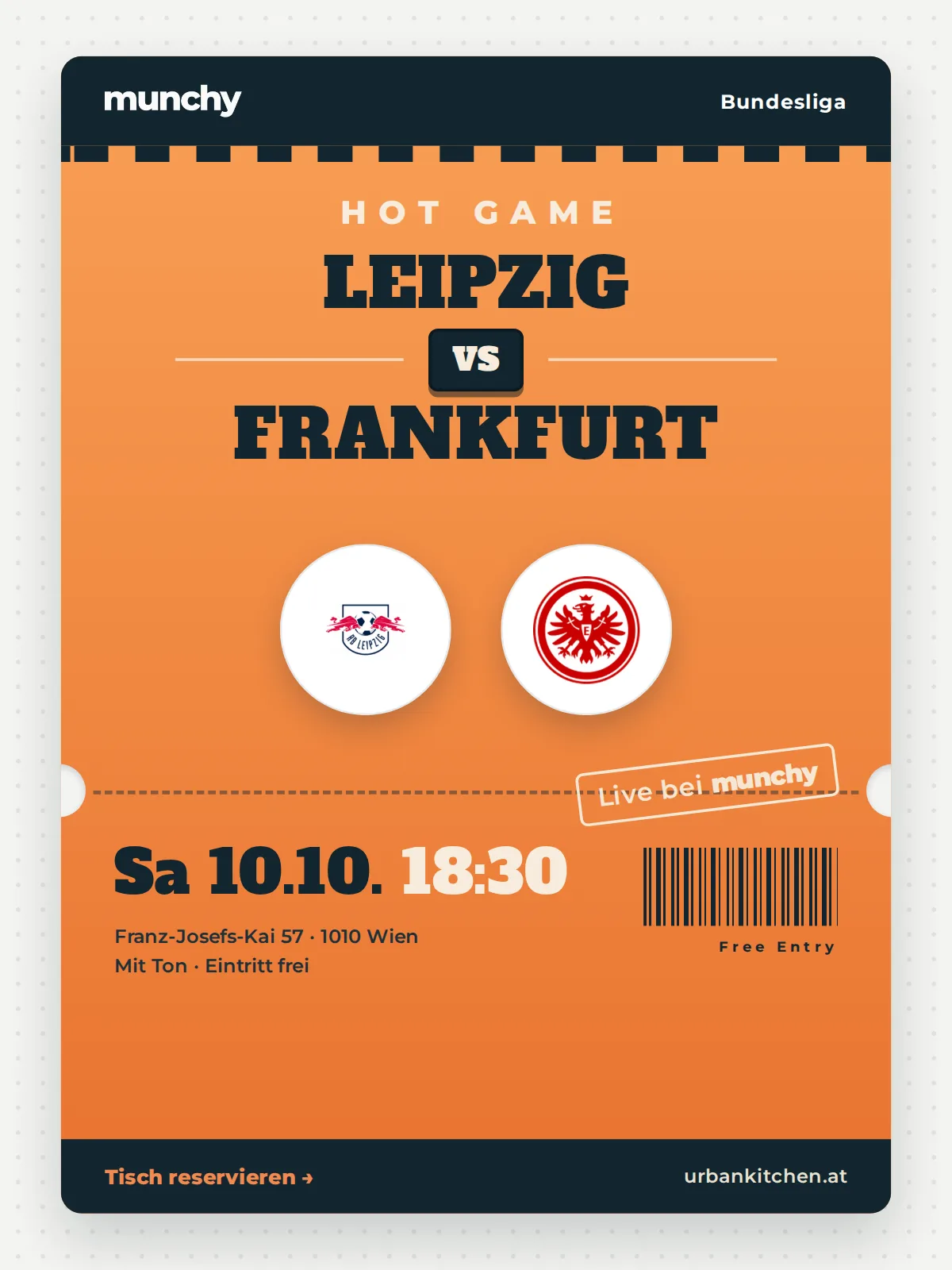 Event poster Leipzig &ndash; Frankfurt