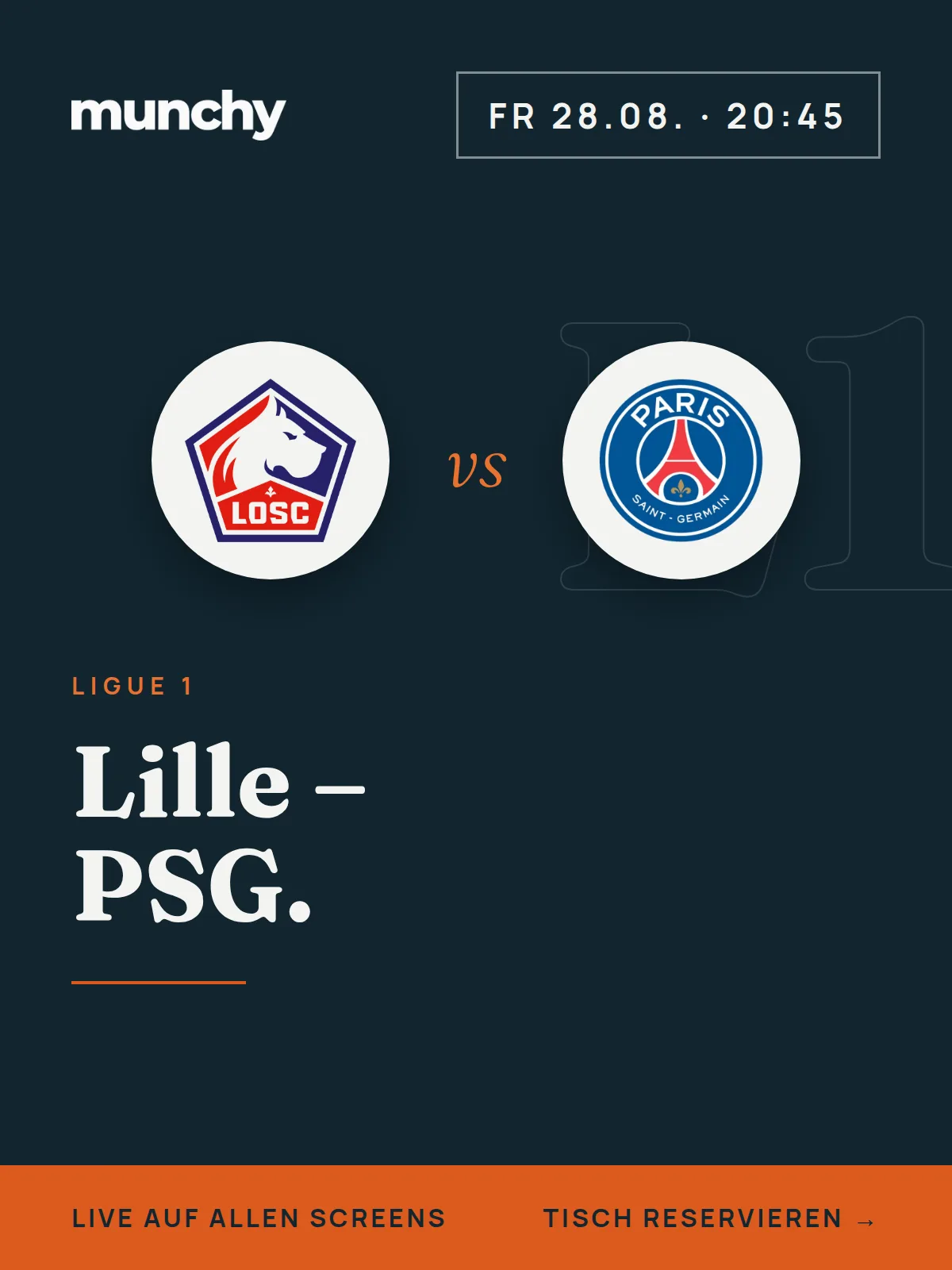 Eventposter Lille  PSG