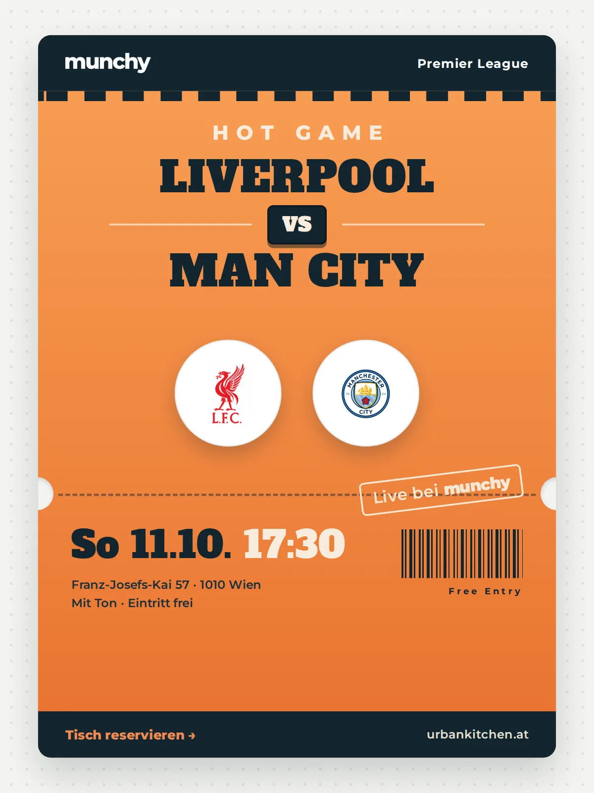 Event poster Liverpool &ndash; Man City
