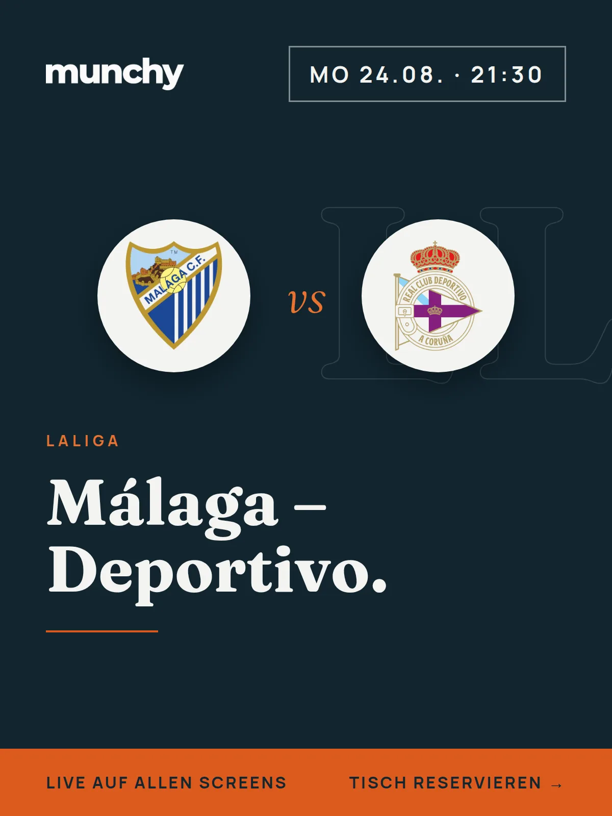 Eventposter Mlaga  Deportivo