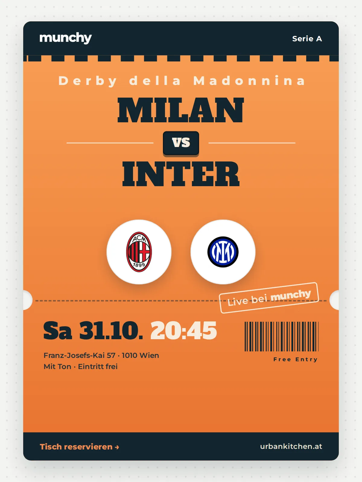 Event poster Milan &ndash; Inter