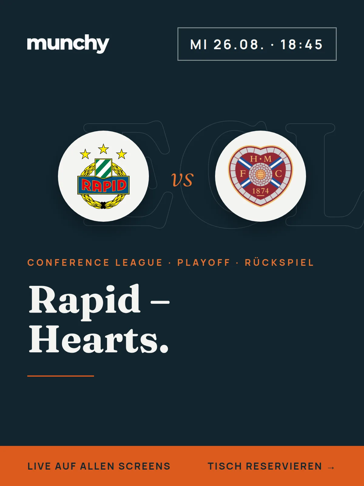 Eventposter Rapid  Hearts