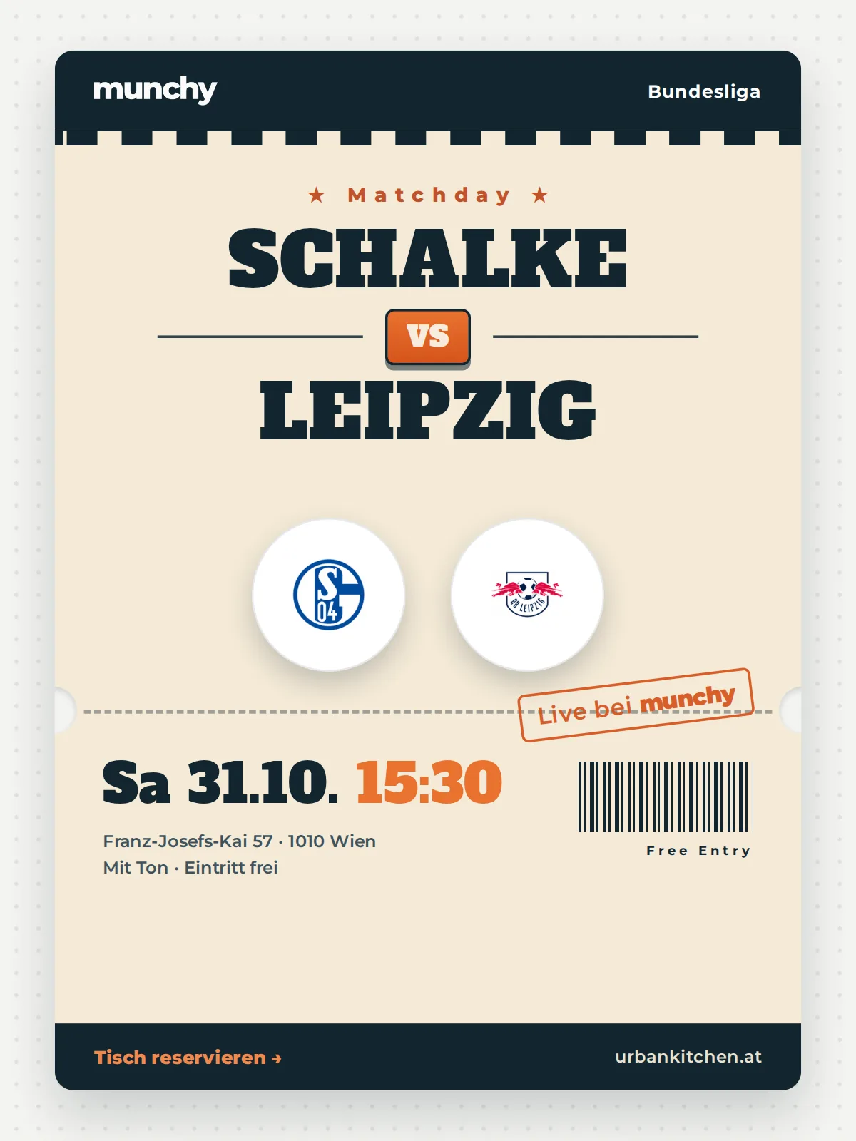 Event poster Schalke &ndash; Leipzig