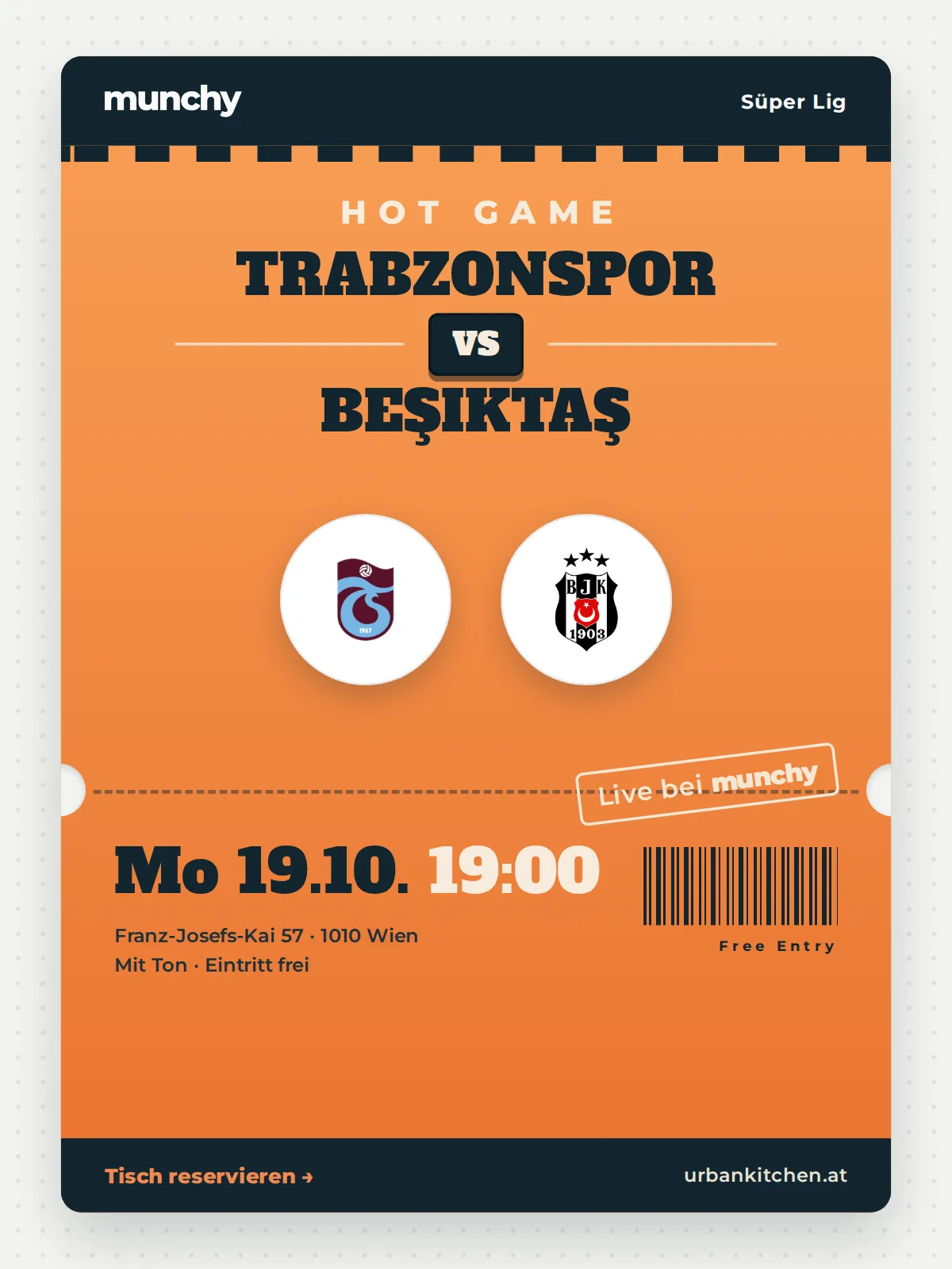 Event poster Trabzonspor &ndash; Beşiktaş