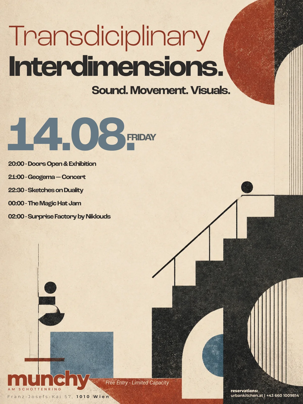 Eventposter Transdisciplinary Interdimensions