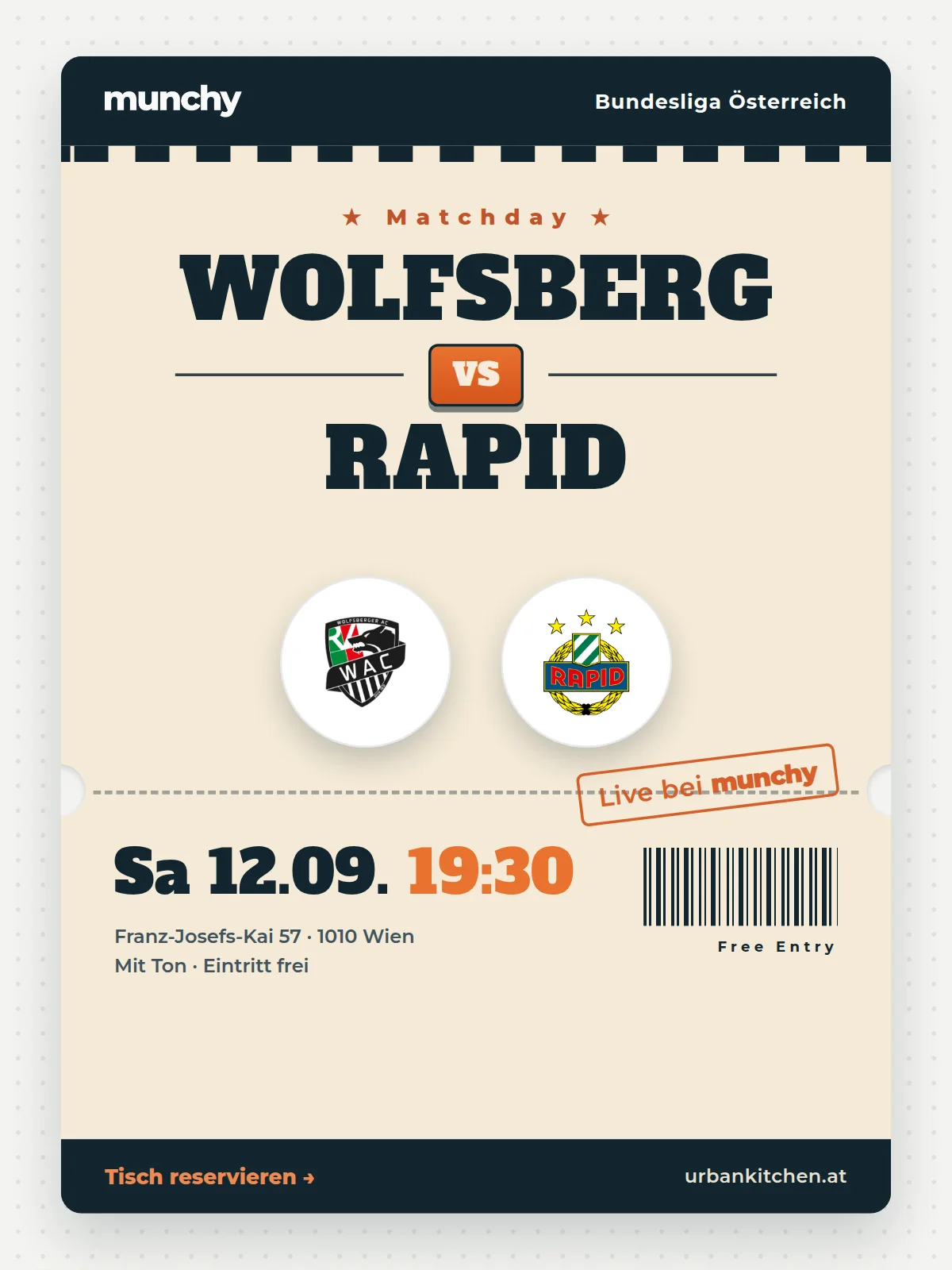 Eventposter Wolfsberg &ndash; Rapid