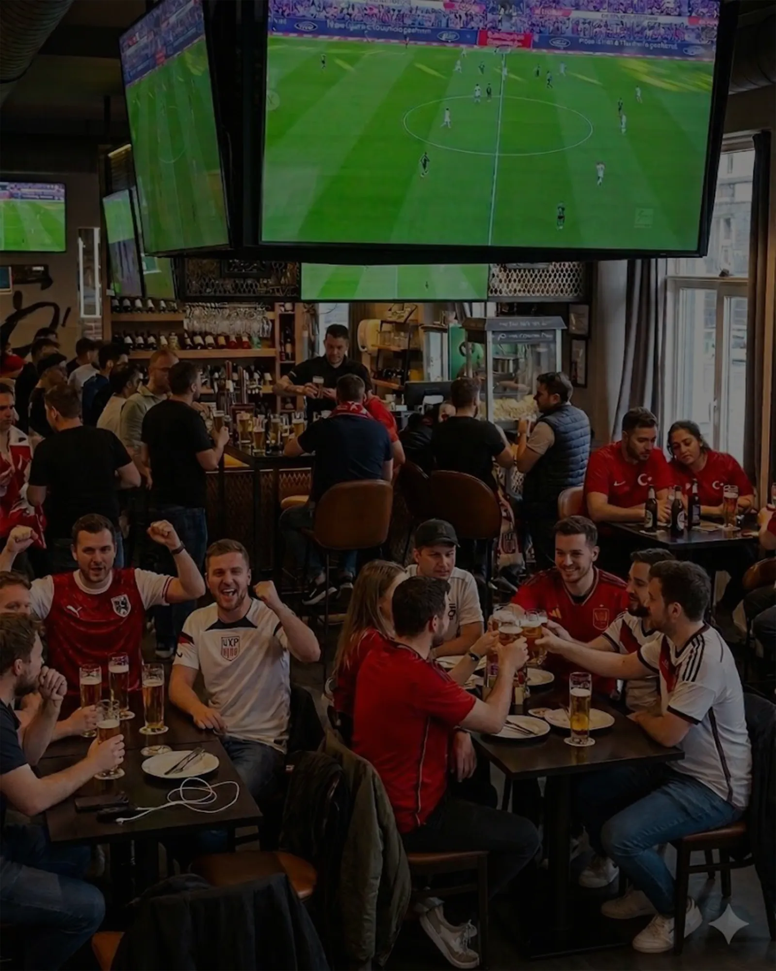 Volles Lokal beim Live-Sport im Munchy