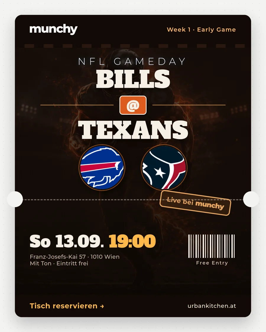Bills @ Texans &ndash; NFL live im Munchy