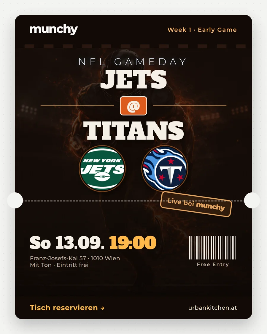 Jets @ Titans &ndash; NFL live im Munchy
