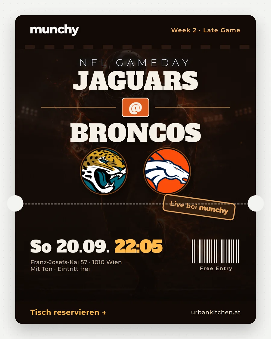 Jaguars @ Broncos &ndash; NFL live im Munchy