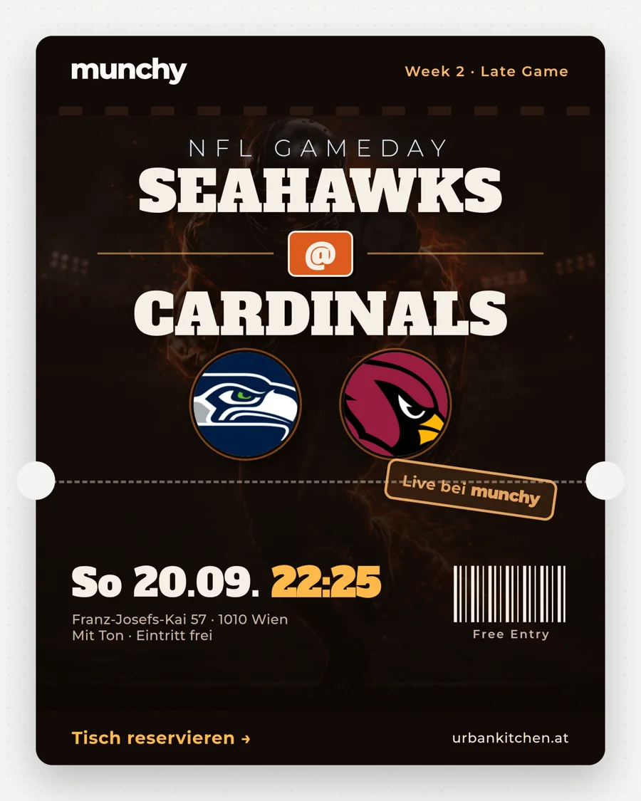 Seahawks @ Cardinals &ndash; NFL live im Munchy