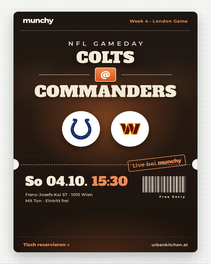 NFL Sunday Week 4 at Munchy