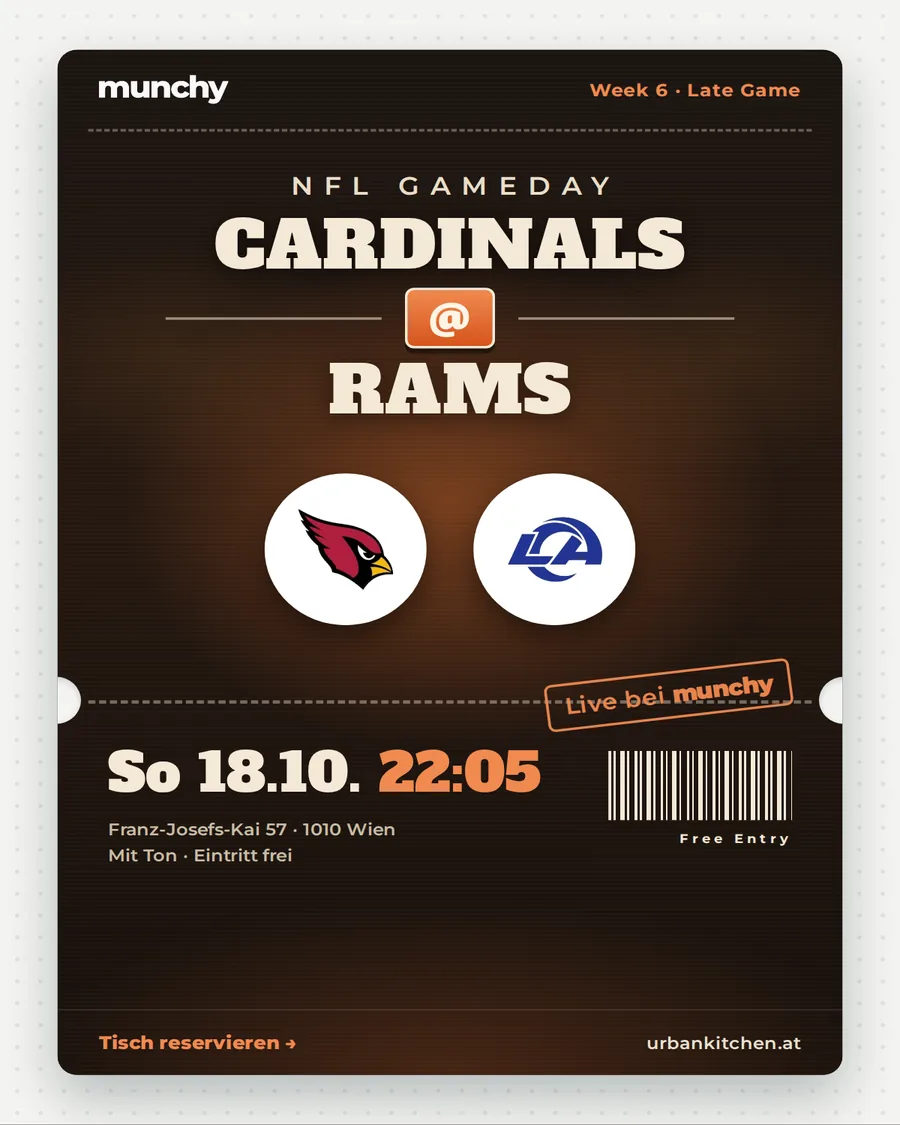 Cardinals @ Rams &ndash; NFL live im Munchy