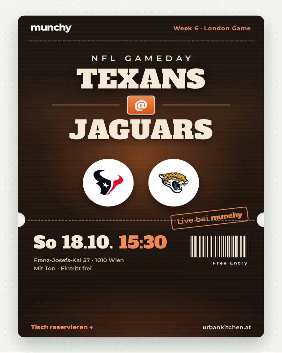NFL Sunday Week 6 at Munchy